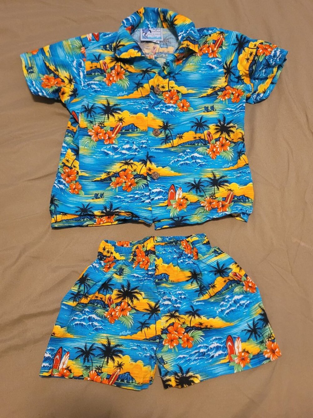 3T Hawaiian Outfit Set